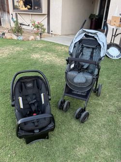 Even Flo car seat/base stroller duo