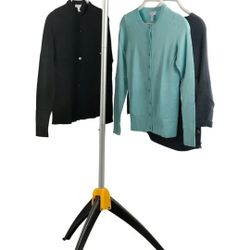 Standing Portable Folding Clothes Rack Drying Rack 