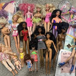 Barbie Doll Lot Christie Afro American 