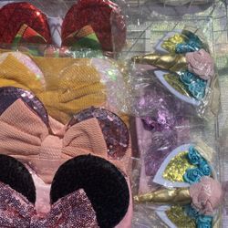 Minnie Mouse Headbands, Unicorn Headbands, Floral Headbands