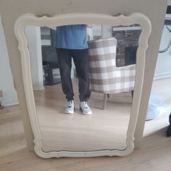 Antique bedroom mirror