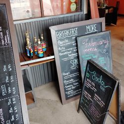 Chalk Boards An A Frame 