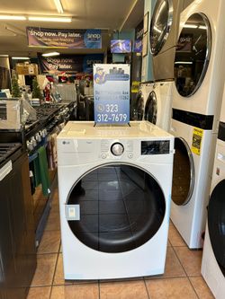 LG True Steam 7.4-cu ft Stackable Vented ELECTRIC Dryer with Steam Cycle