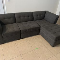 Cloth Sofa-3 Pieces