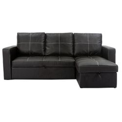 Faux Leather 2 Pc Sectional 