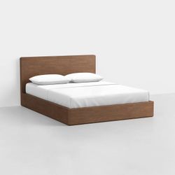 Thuma Essential King Bed with Headboard – Walnut – Brand New in Boxes