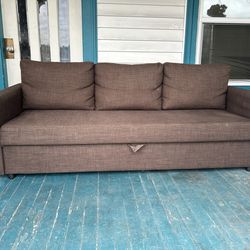IKEA sleeper sofa with pull out bed plus big storage
