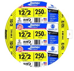 12/2 Romex 250ft New