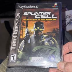 PlayStation 2 Sprinter Cell “Pandora Tomorrow” …………..BRAND NEW & SEALED!