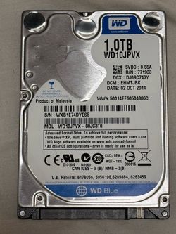 WD Blue 1TB 2.5" Hard Drive WD10JPVX