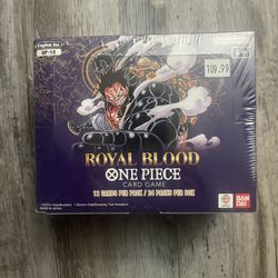 Sealed ‘Royal Blood’ OP-10 One Piece TCG 12 Card Pack Box