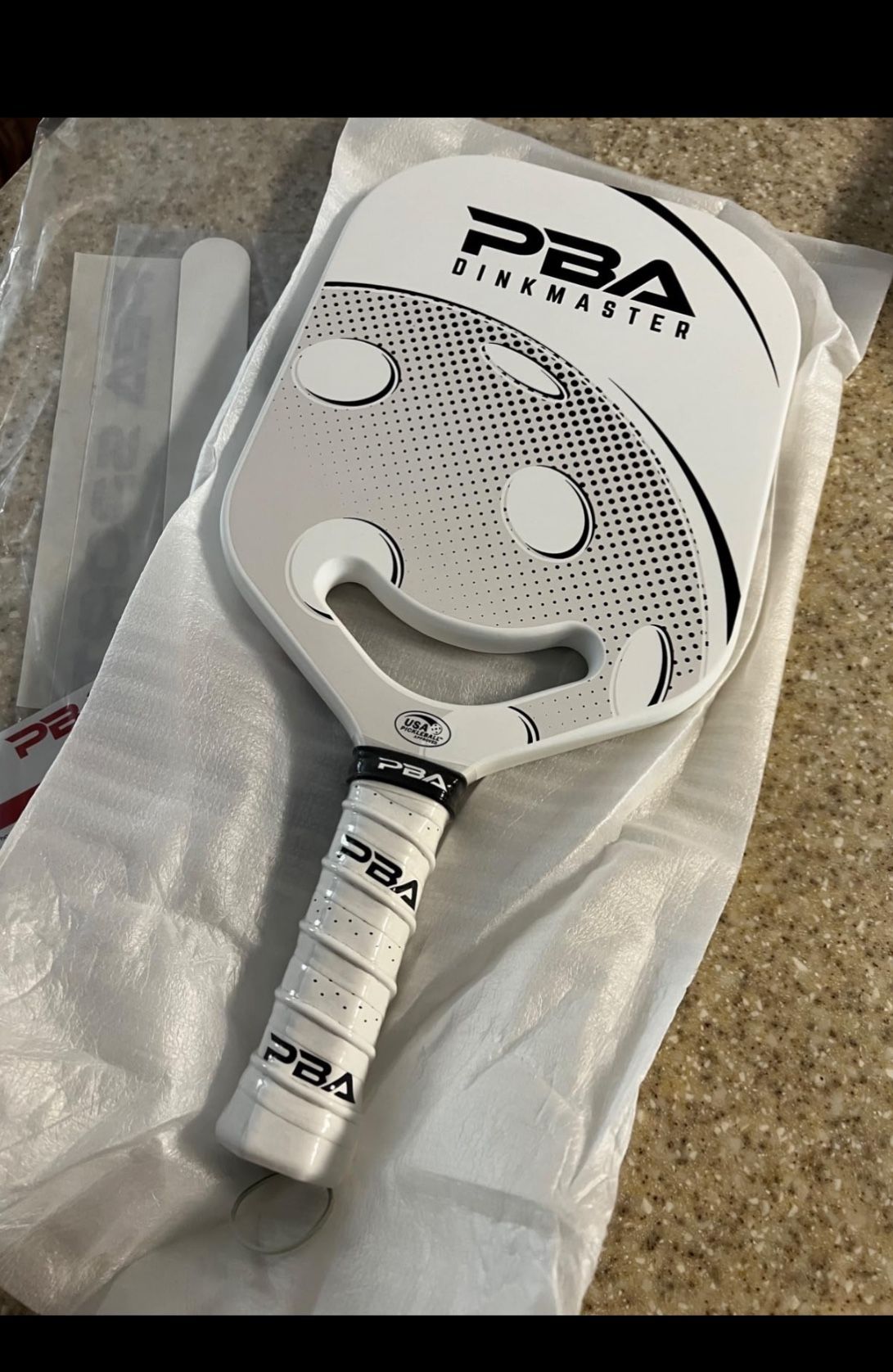 New PBA Sport Dinkmaster Pickleball Paddle - back USAPA Approved Ultimate Pickleball Racket for Adults