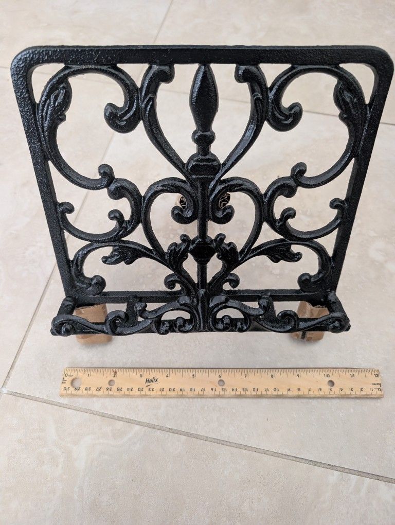New Cast Iron Stand For Cookbook Or tablets