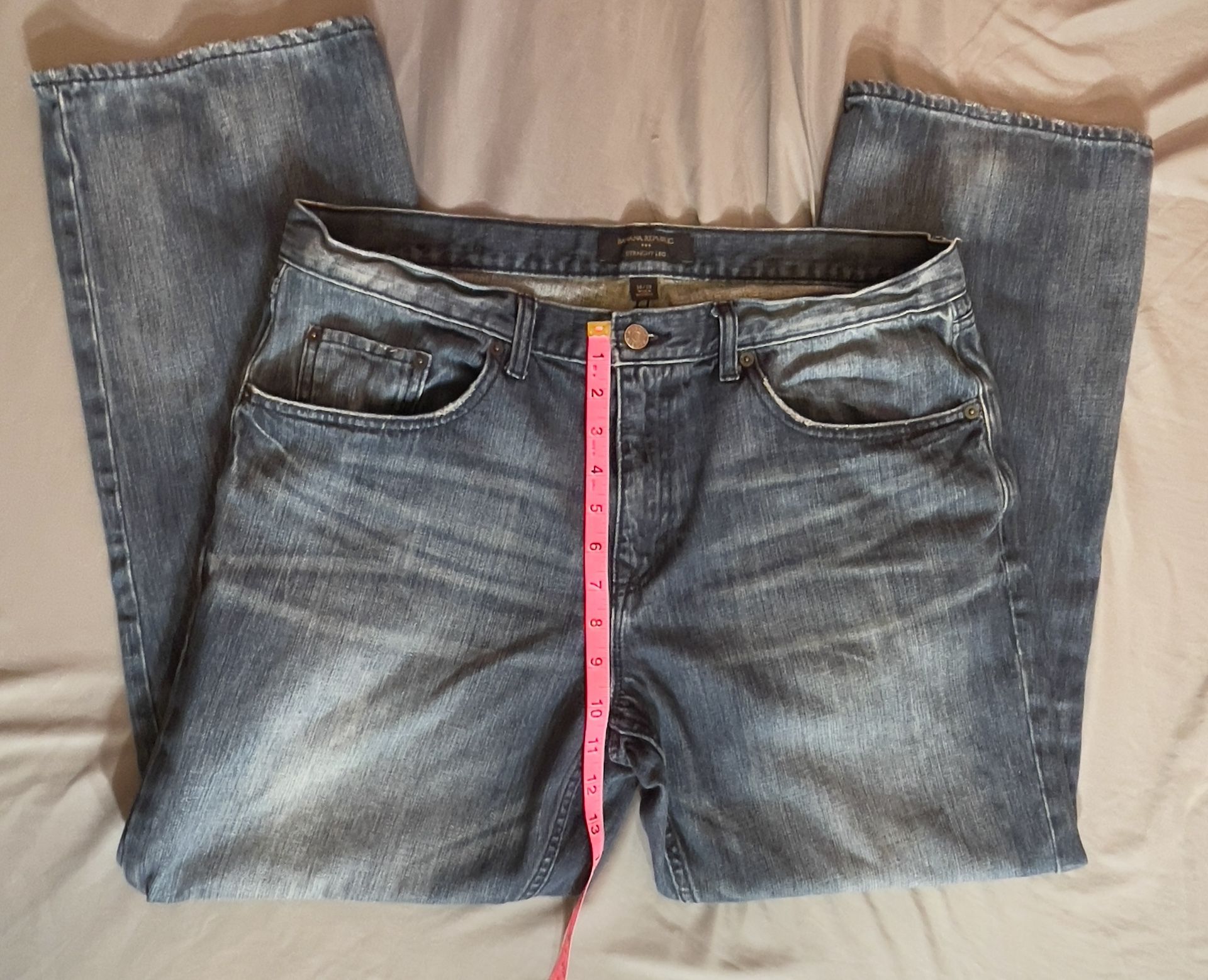 Banana Republic Vintage Straight Leg Blue Relaxed Jeans Vintage Wash