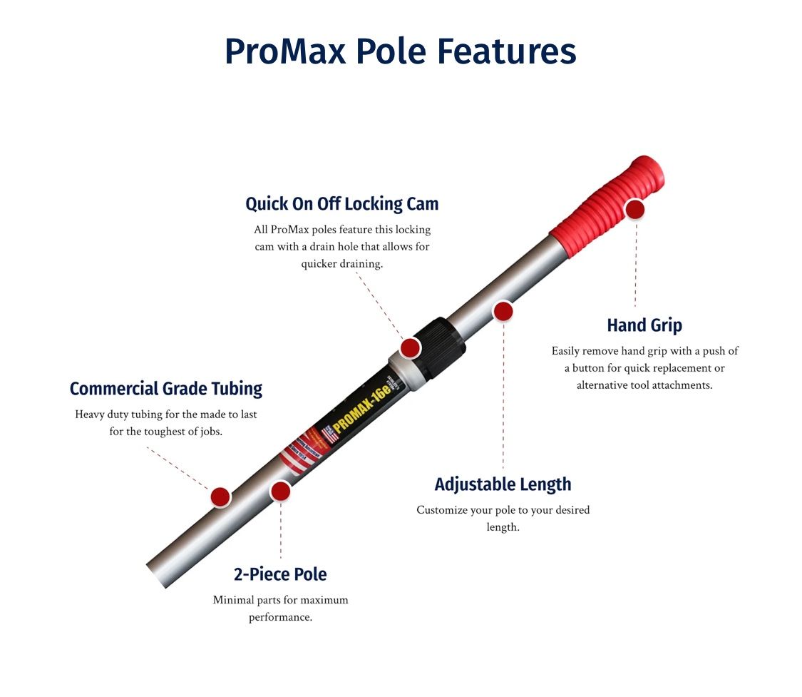 Skimlite Pro max-16 Pool Pole