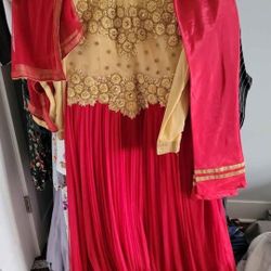 Red Dress Wedding