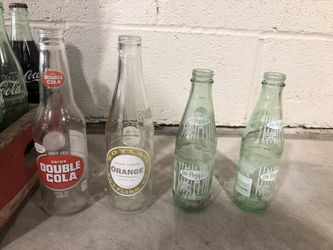 Vintage drink bottles