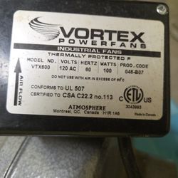 Vortex Industrial Fan