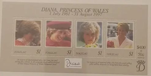 Princesses Diana Stamp Set