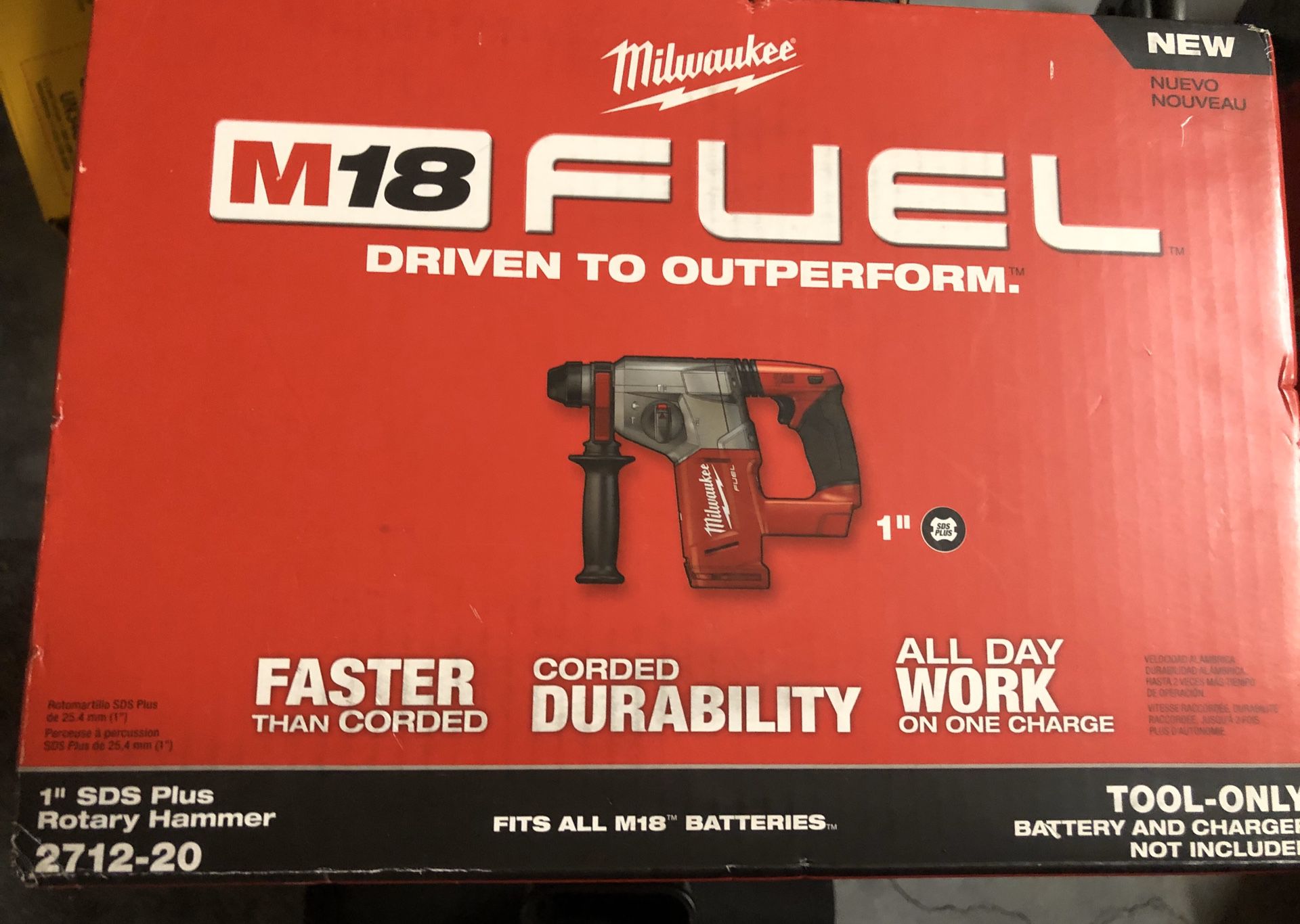 New Milwaukee rotary hammer 2712-20 tool only
