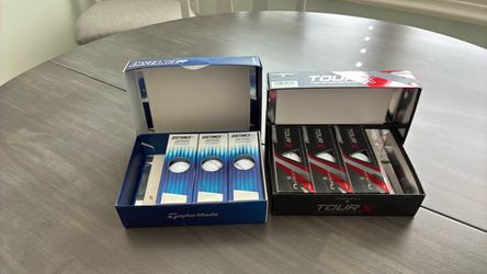 TaylorMade Distance+ and Maxfli Tour X Golf Balls