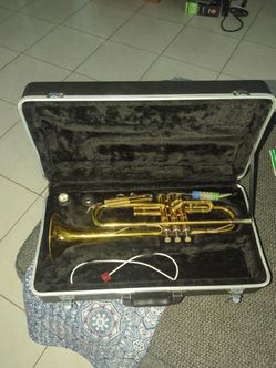 Brass Trumpet with Hard Case