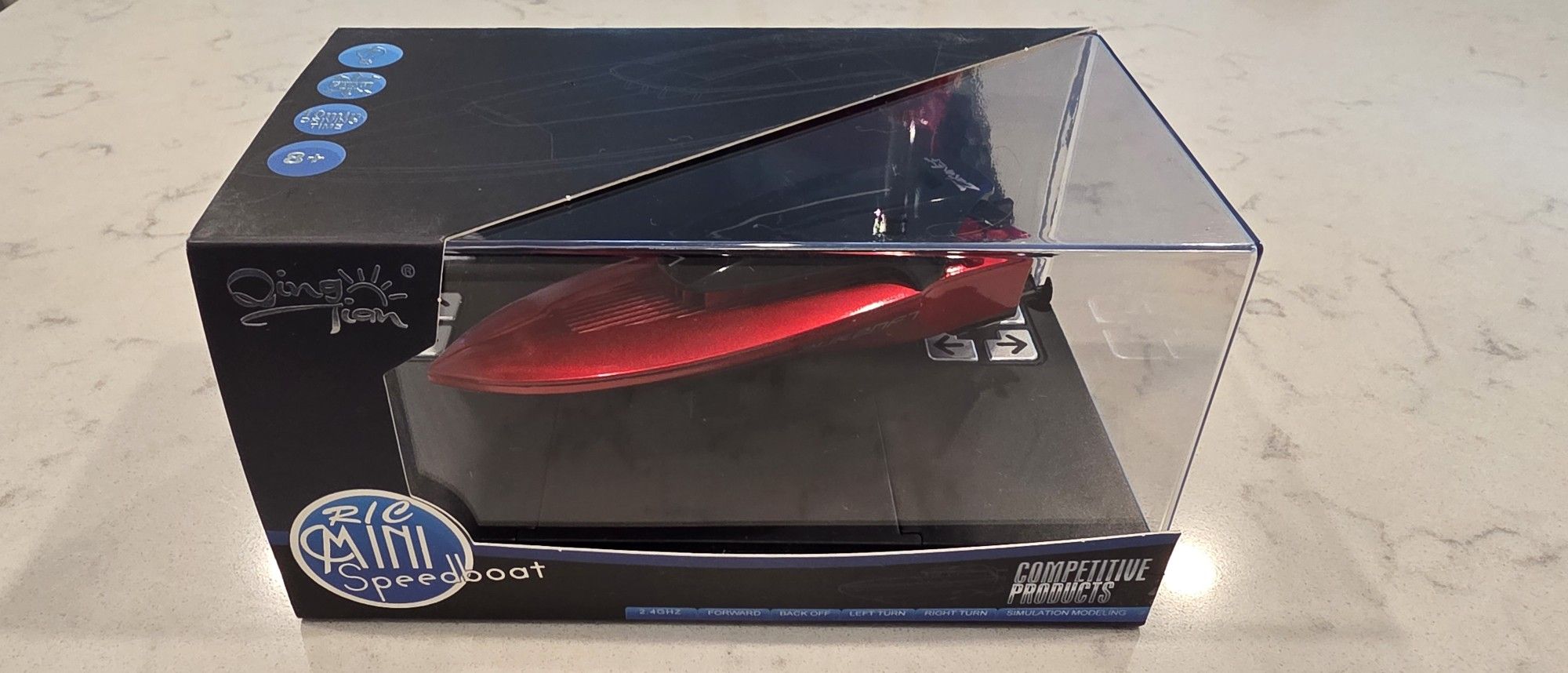 Micro RC Boat – Blue or Red – Remote Control Boat