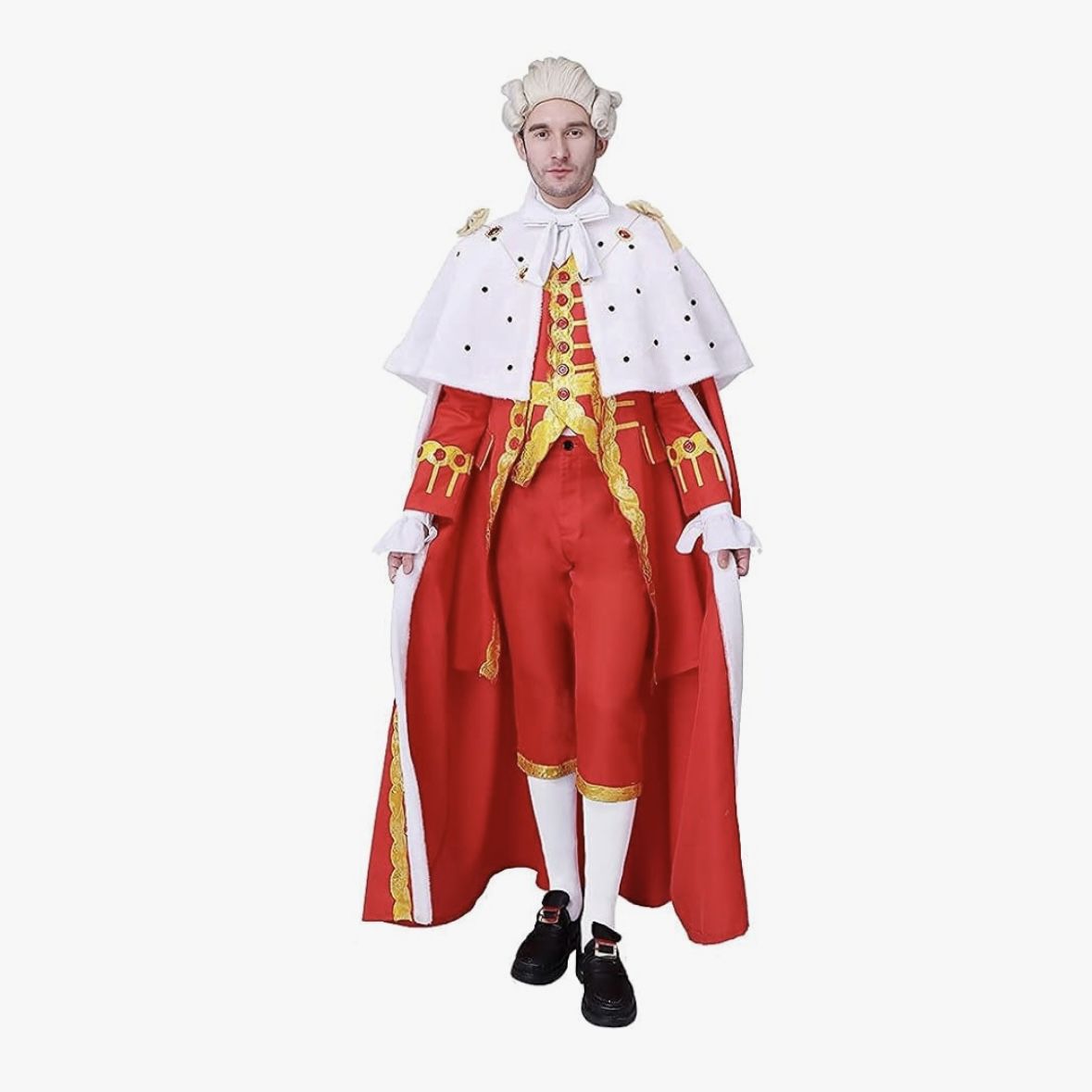 🆕 Hamilton Cosplay King’s Robe Outfit George Washington Costume