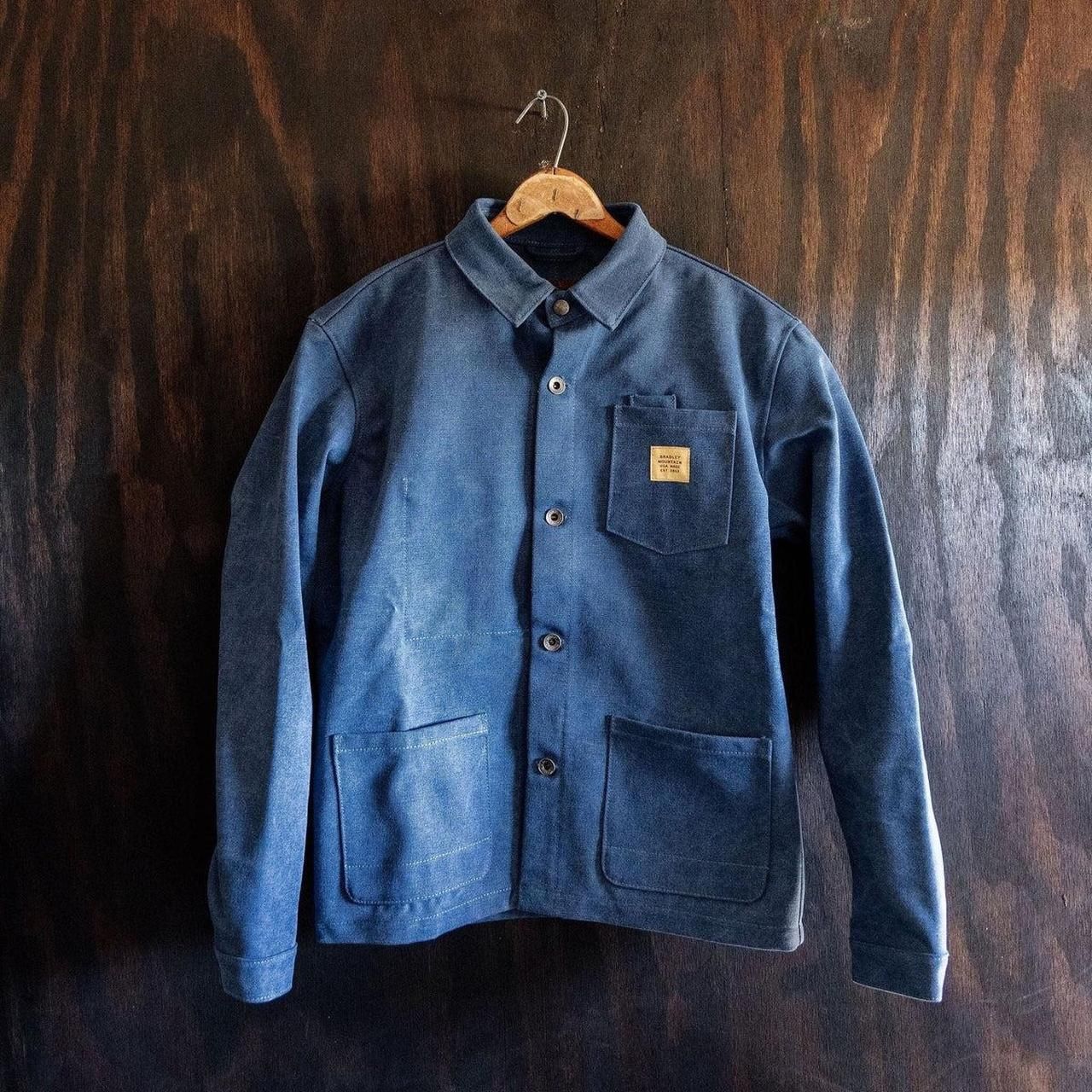 American Vintage Men's Blue Coat(55)11