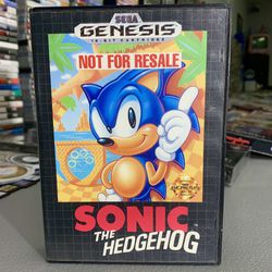 Sonic the Hedgehog (Sega Genesis, 1991)  *TRADE IN YOUR OLD GAMES FOR CSH OR CREDIT HERE/WE FIX SYSTEMS*