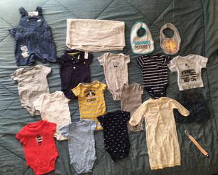 18 Piece Boys 3 Month Clothing Bundle