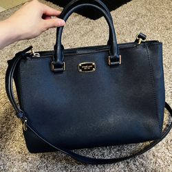 Michael Kors Handbag (Blue Bag: Medium)