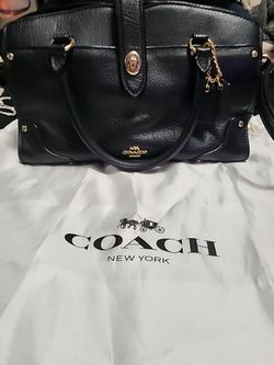 Coach Black Leather Handbag