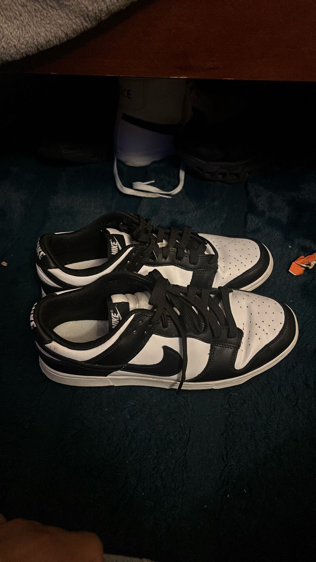 Nike Mens Dunk Low (Black and White) Size 10