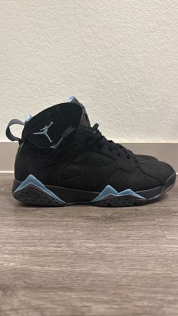 Air Jordan 7 Retro Black Blue Suede Chambray 2023