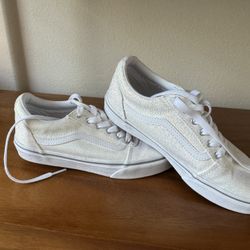 Vans Sparkly Shoes, Size 4 Youth