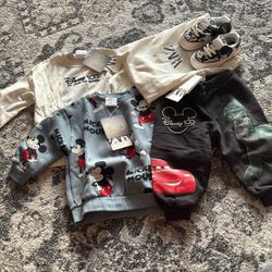 ZARA NEW WITH TAG DISNEY BABY BOY OUTFITS 