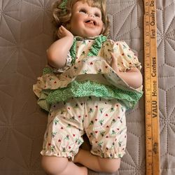 Cute Laughing Blue Eyed Baby Doll 