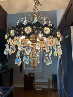 Small brass Chandelier