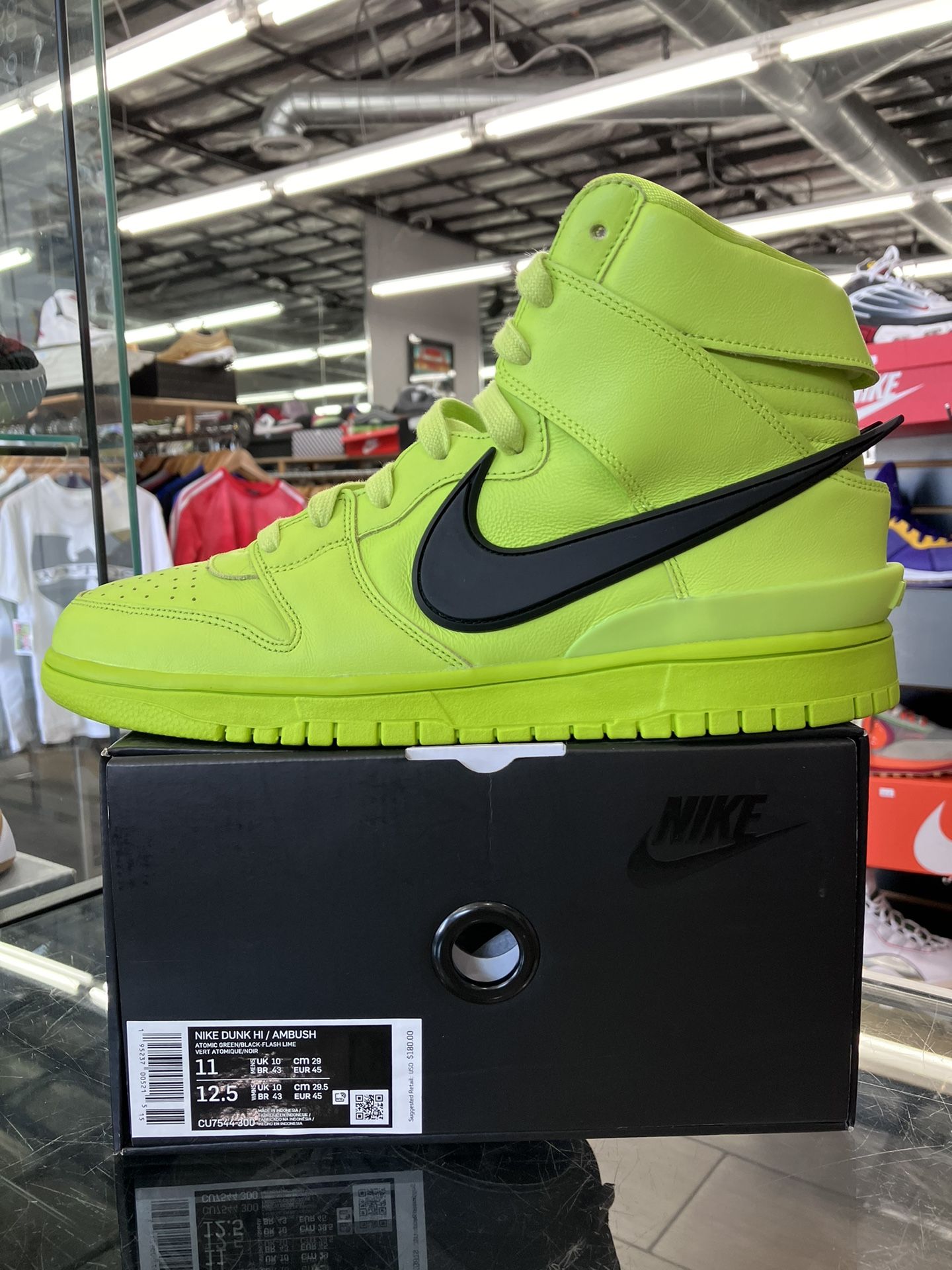 Atomic Green Nike High Dunk X Ambush CU7544-300_sivasdescalzo-Nike 