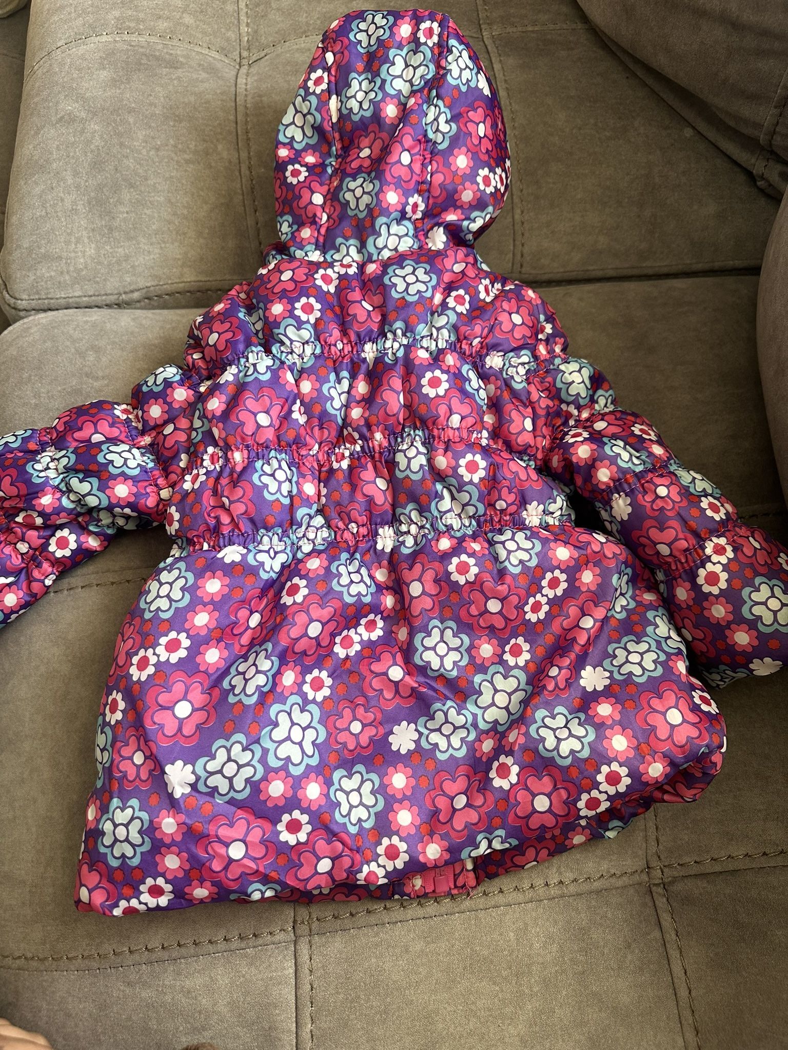 Floral Puffer Jacket