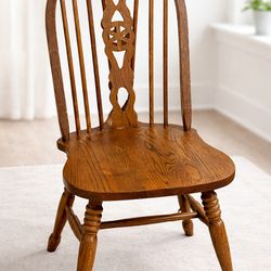 Solid Wood Vintage Chair – Farmhouse / Rustic Style