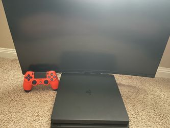 PS4 with monitor
