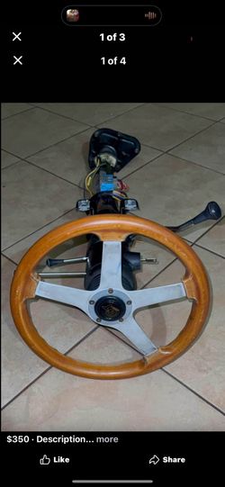 Description 1980 chevrolet k10 suburban tilt steering column with grant wooden steering $350 obo