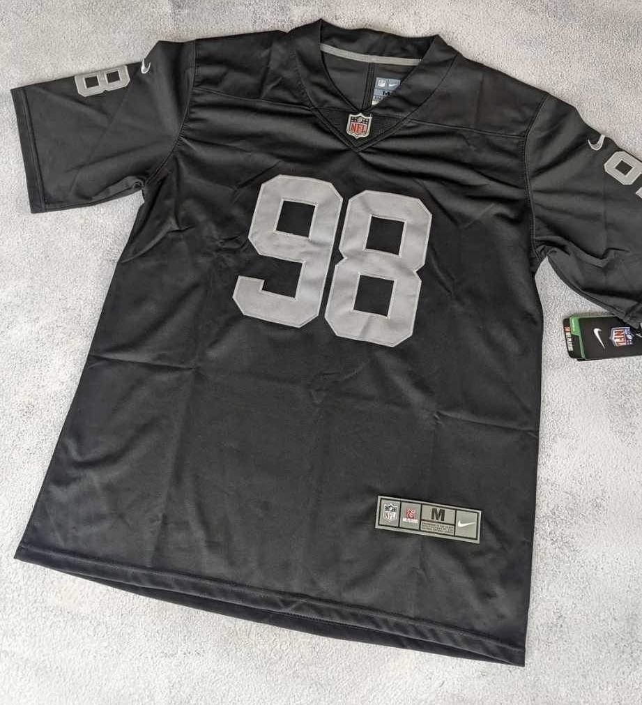 Raiders Black Jersey For Maxx Crosby New With Tags Available All Sizes Men - Women - Kids 