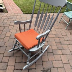 Grey Rocking Chair