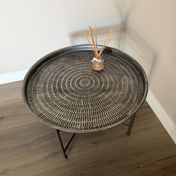 Light Weight Round Coffee Table Side Table 