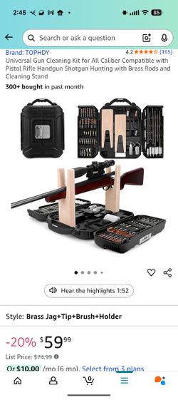 Gun Cleaning Kit. Brand New.