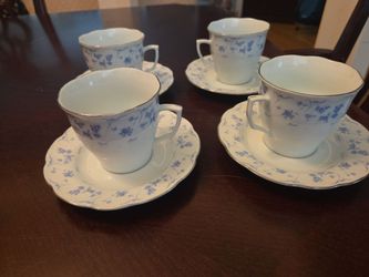 Floral Coffee Ceramic Set