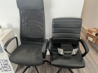 Free Office Chairs And Old Car Stereo